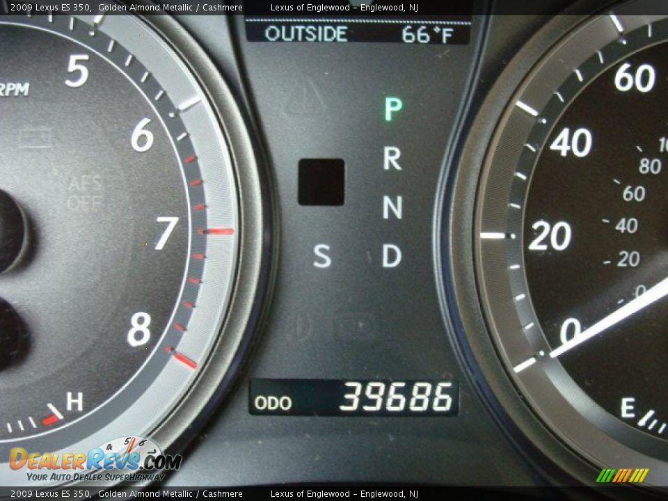 2009 Lexus ES 350 Golden Almond Metallic / Cashmere Photo #10
