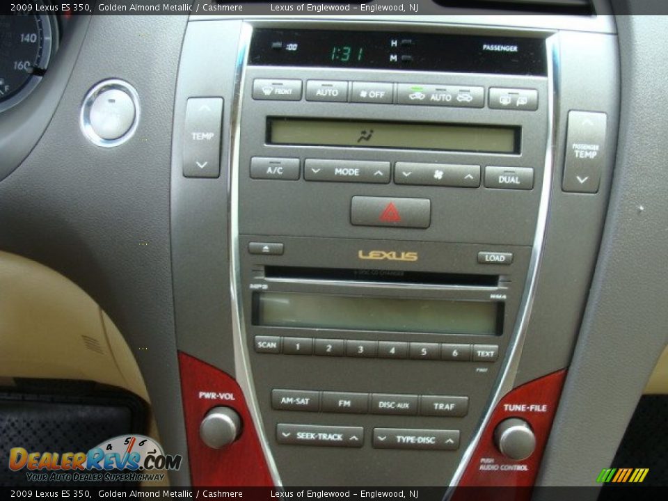 2009 Lexus ES 350 Golden Almond Metallic / Cashmere Photo #11