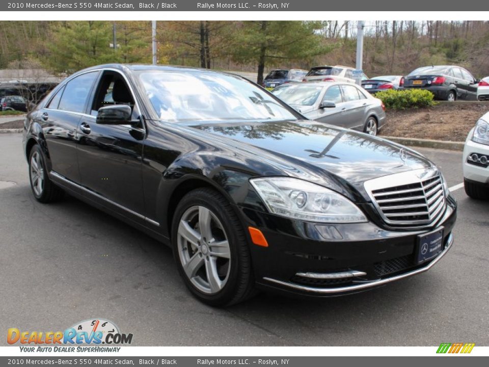2010 Mercedes-Benz S 550 4Matic Sedan Black / Black Photo #7