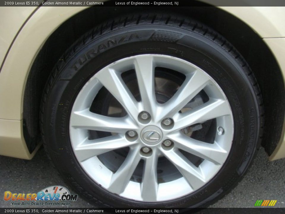2009 Lexus ES 350 Golden Almond Metallic / Cashmere Photo #14