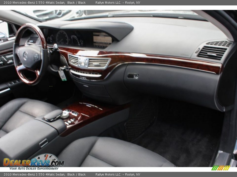 2010 Mercedes-Benz S 550 4Matic Sedan Black / Black Photo #8