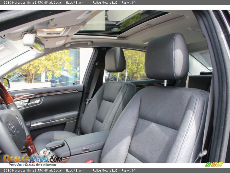 2010 Mercedes-Benz S 550 4Matic Sedan Black / Black Photo #12