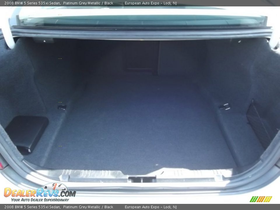 2008 BMW 5 Series 535xi Sedan Platinum Grey Metallic / Black Photo #15