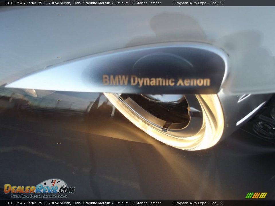 2010 BMW 7 Series 750Li xDrive Sedan Dark Graphite Metallic / Platinum Full Merino Leather Photo #10