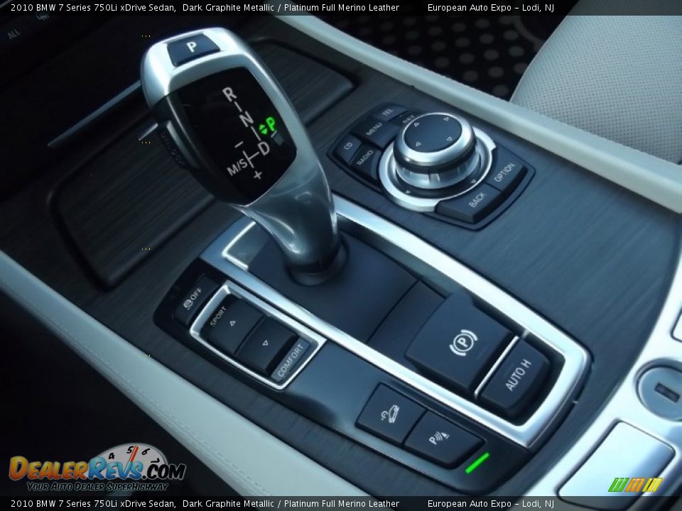 2010 BMW 7 Series 750Li xDrive Sedan Dark Graphite Metallic / Platinum Full Merino Leather Photo #24