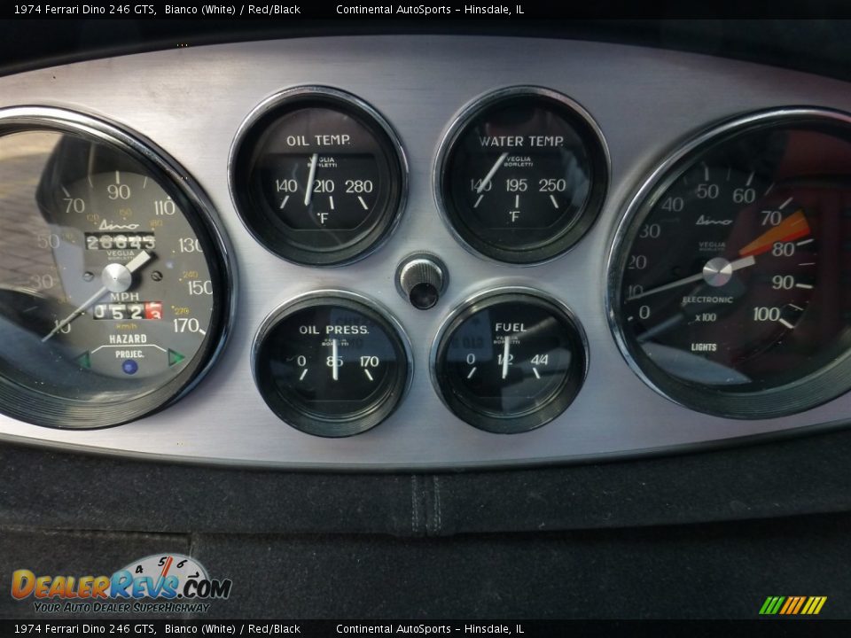 1974 Ferrari Dino 246 GTS Gauges Photo #30
