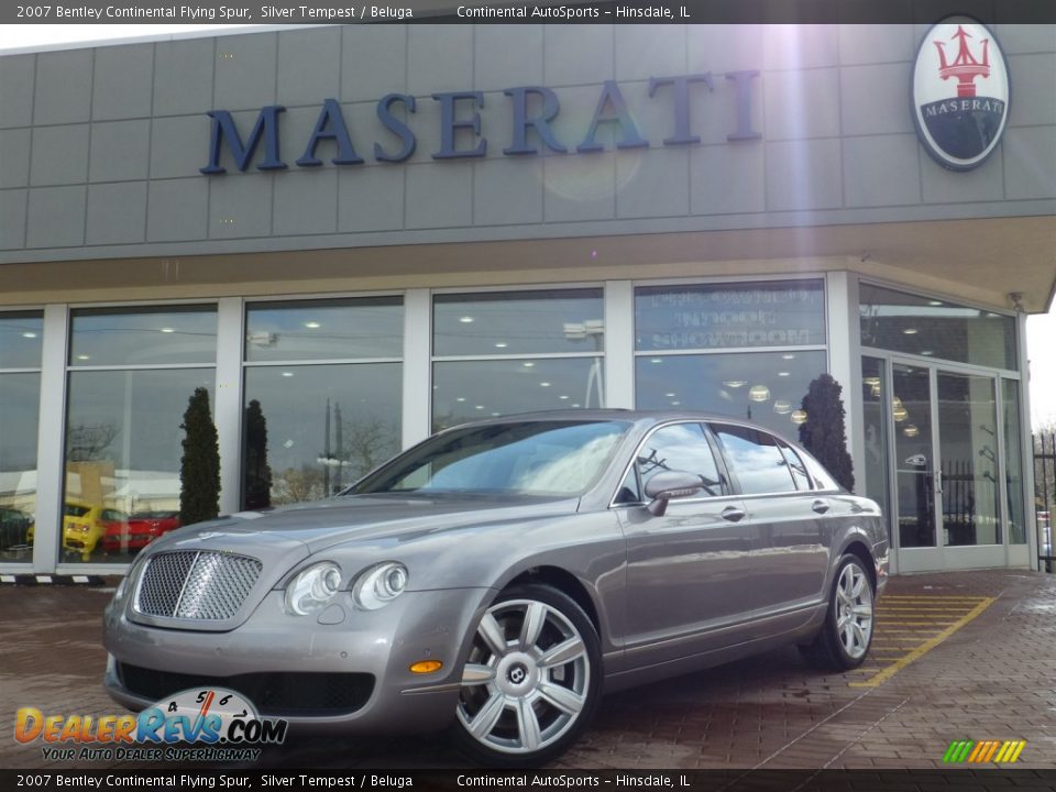 2007 Bentley Continental Flying Spur Silver Tempest / Beluga Photo #1