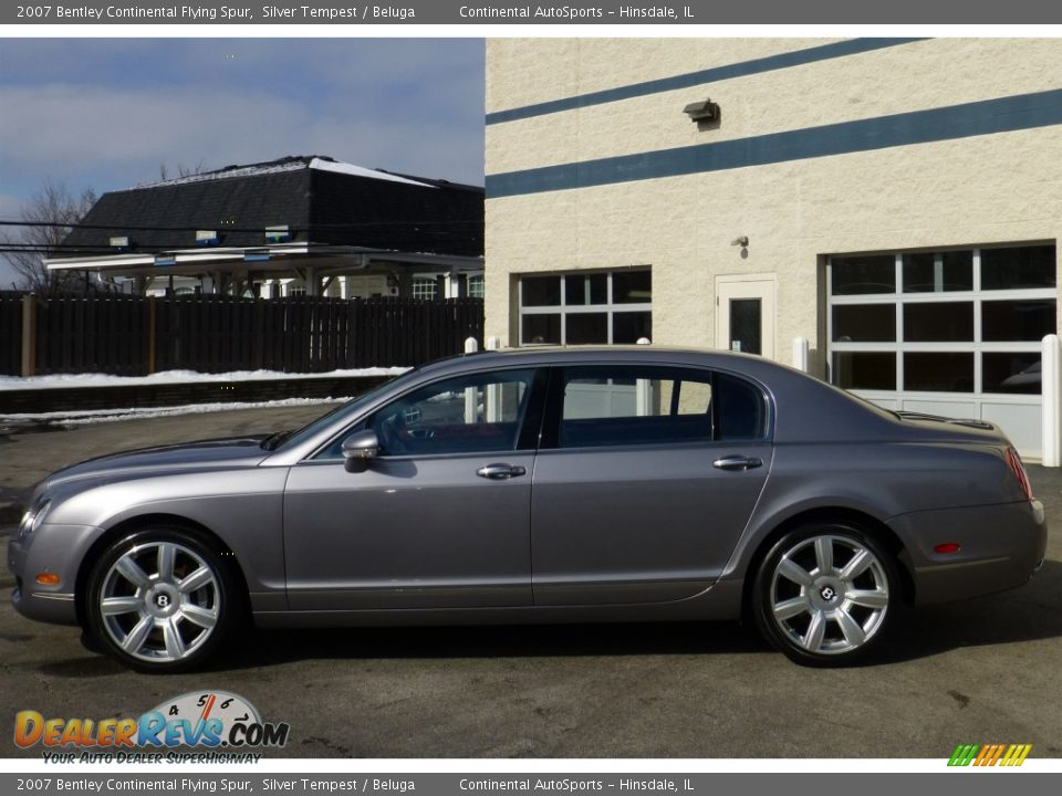 2007 Bentley Continental Flying Spur Silver Tempest / Beluga Photo #3