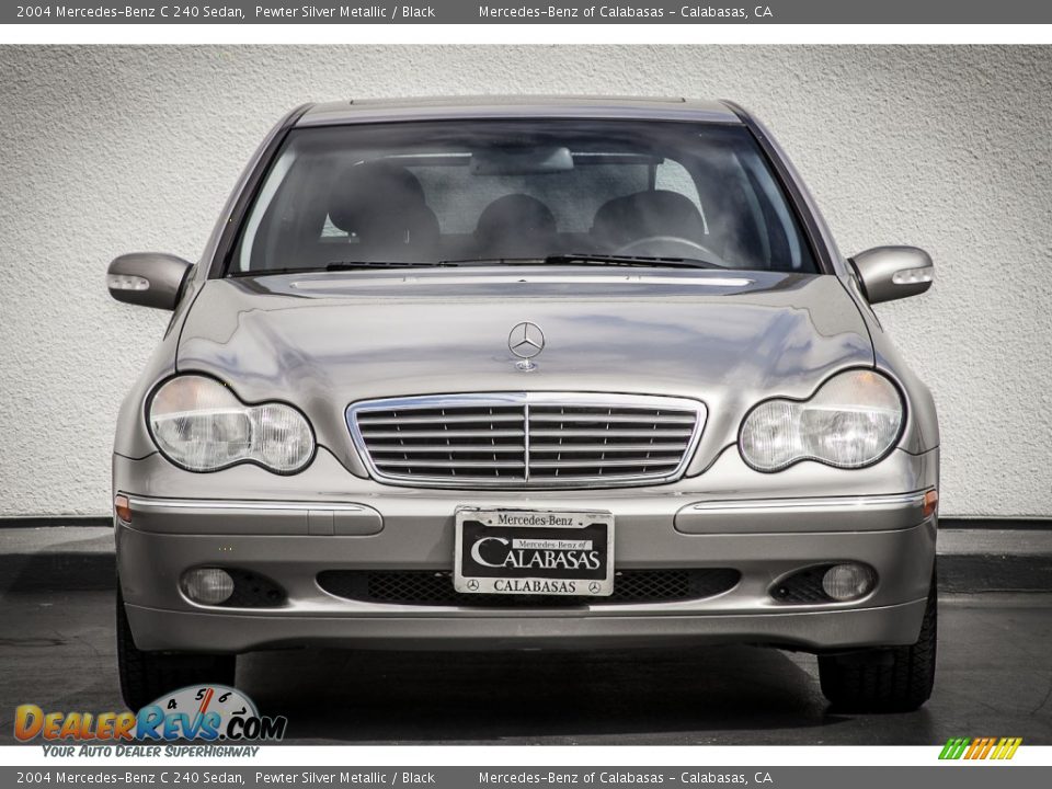 2004 Mercedes-Benz C 240 Sedan Pewter Silver Metallic / Black Photo #2