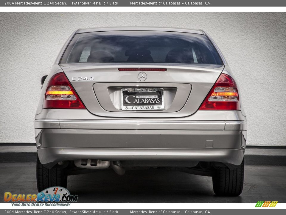 2004 Mercedes-Benz C 240 Sedan Pewter Silver Metallic / Black Photo #3