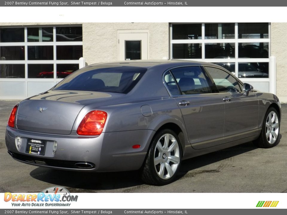 2007 Bentley Continental Flying Spur Silver Tempest / Beluga Photo #5