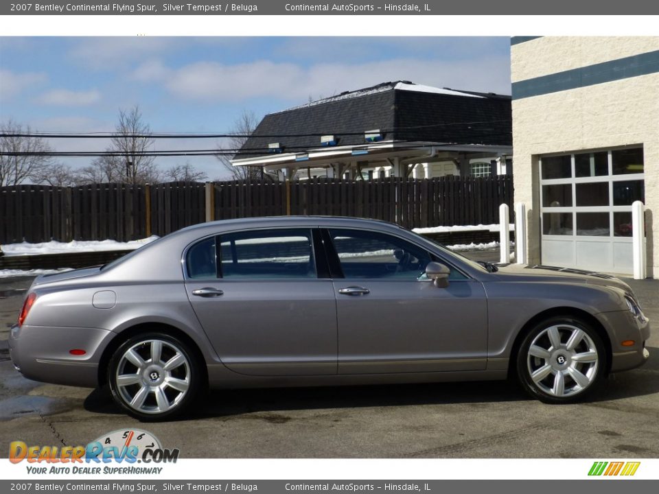 2007 Bentley Continental Flying Spur Silver Tempest / Beluga Photo #6