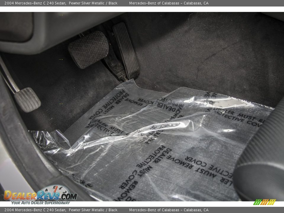 2004 Mercedes-Benz C 240 Sedan Pewter Silver Metallic / Black Photo #6