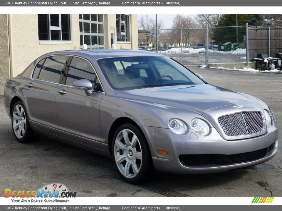 2007 Bentley Continental Flying Spur Silver Tempest / Beluga Photo #7