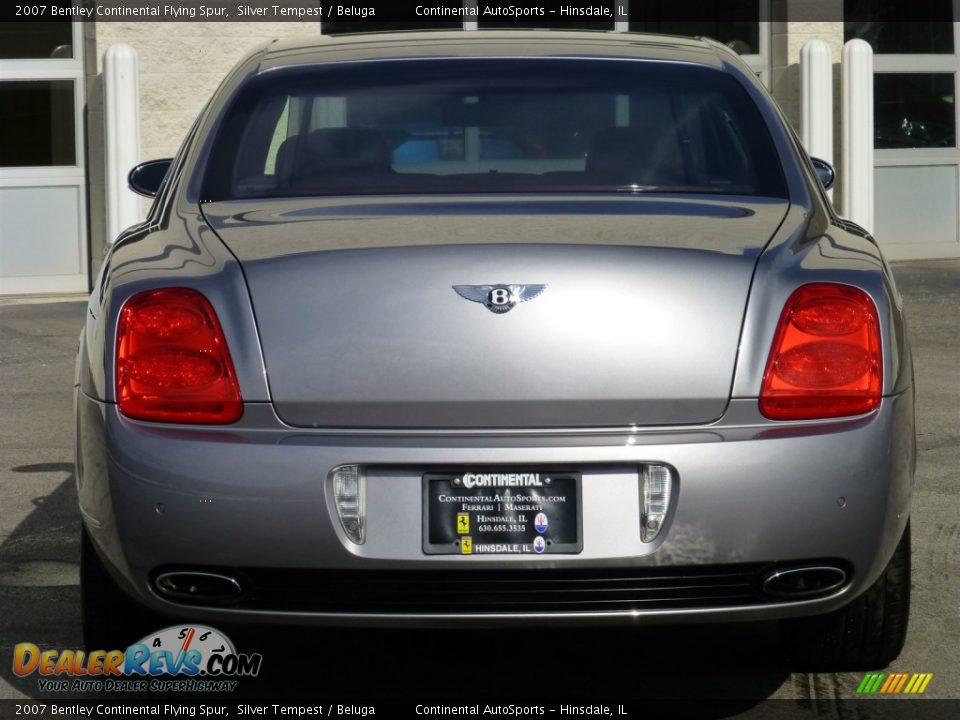 2007 Bentley Continental Flying Spur Silver Tempest / Beluga Photo #9