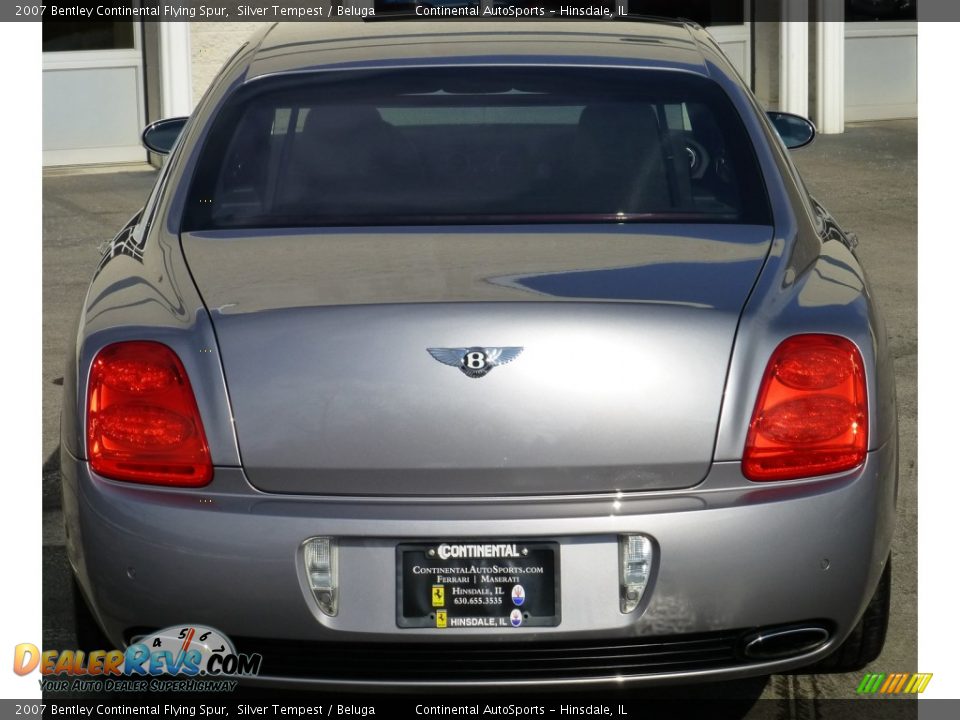2007 Bentley Continental Flying Spur Silver Tempest / Beluga Photo #11