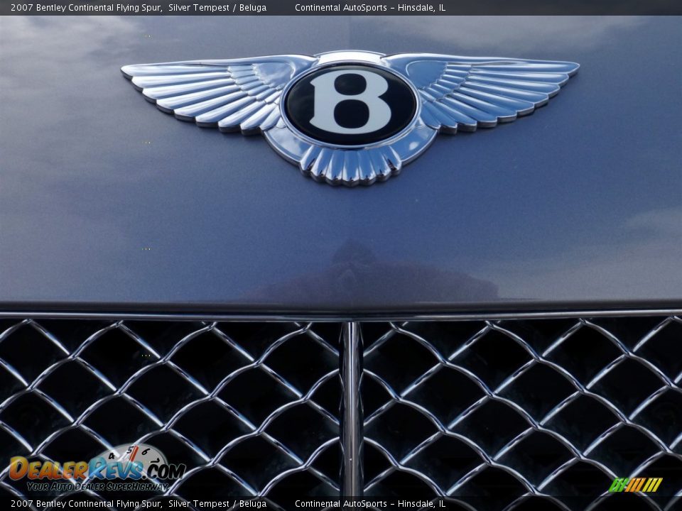 2007 Bentley Continental Flying Spur Silver Tempest / Beluga Photo #12