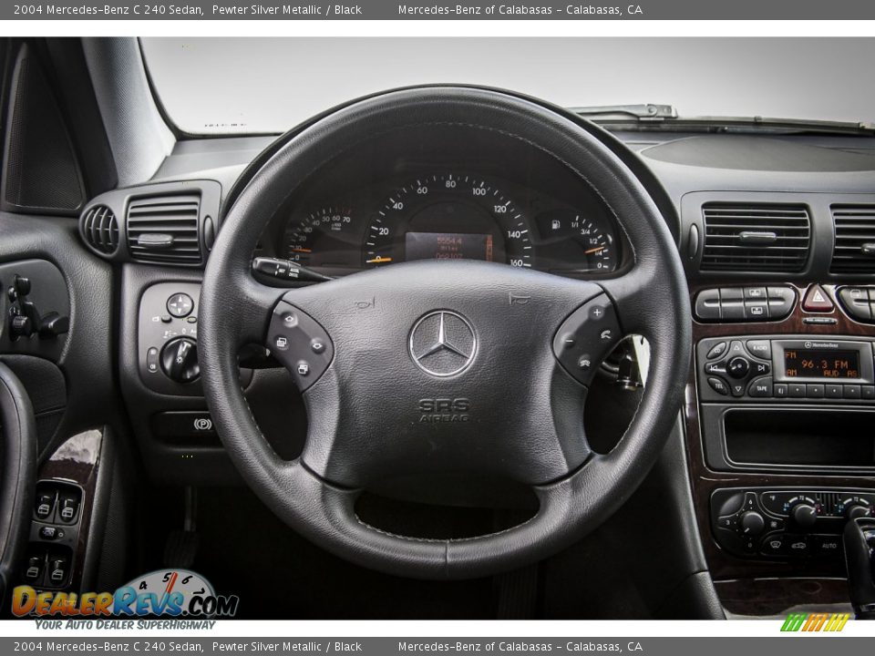 2004 Mercedes-Benz C 240 Sedan Steering Wheel Photo #15