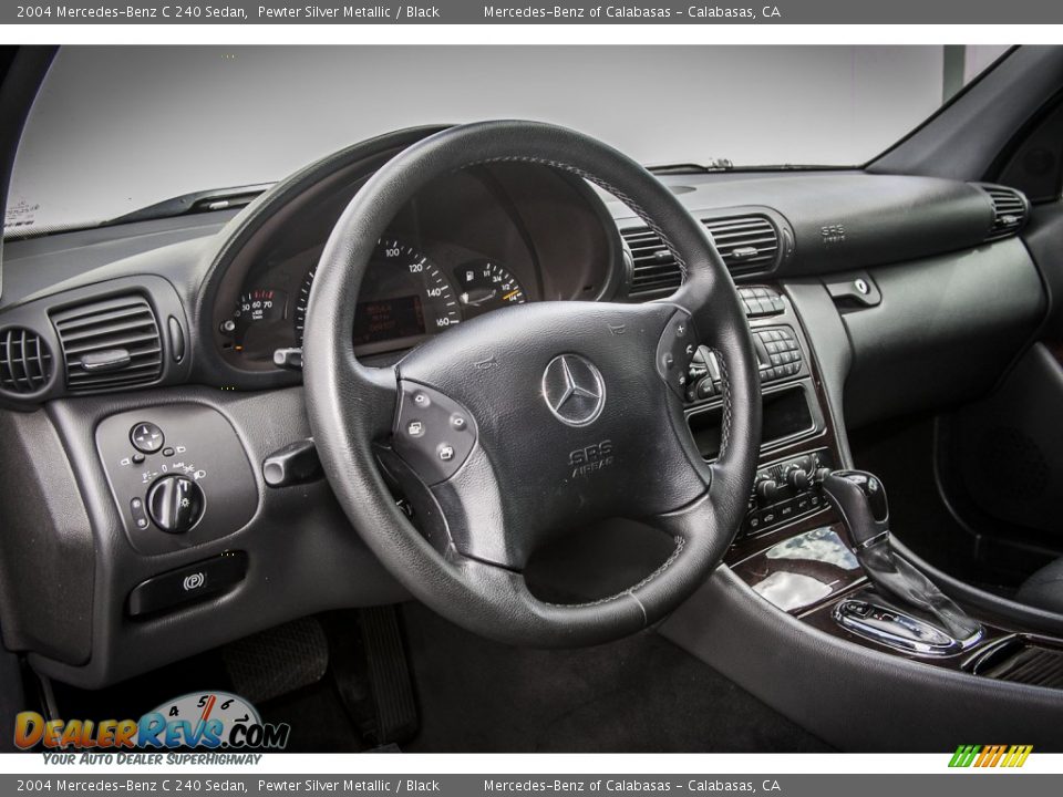 Dashboard of 2004 Mercedes-Benz C 240 Sedan Photo #18
