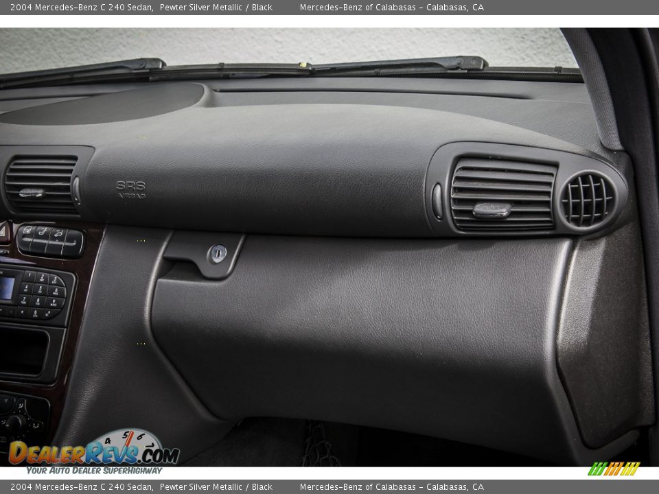 2004 Mercedes-Benz C 240 Sedan Pewter Silver Metallic / Black Photo #22