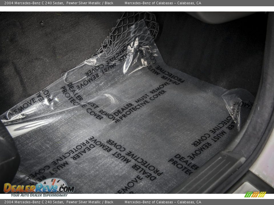 2004 Mercedes-Benz C 240 Sedan Pewter Silver Metallic / Black Photo #23
