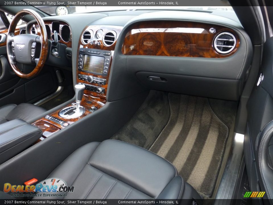 2007 Bentley Continental Flying Spur Silver Tempest / Beluga Photo #20