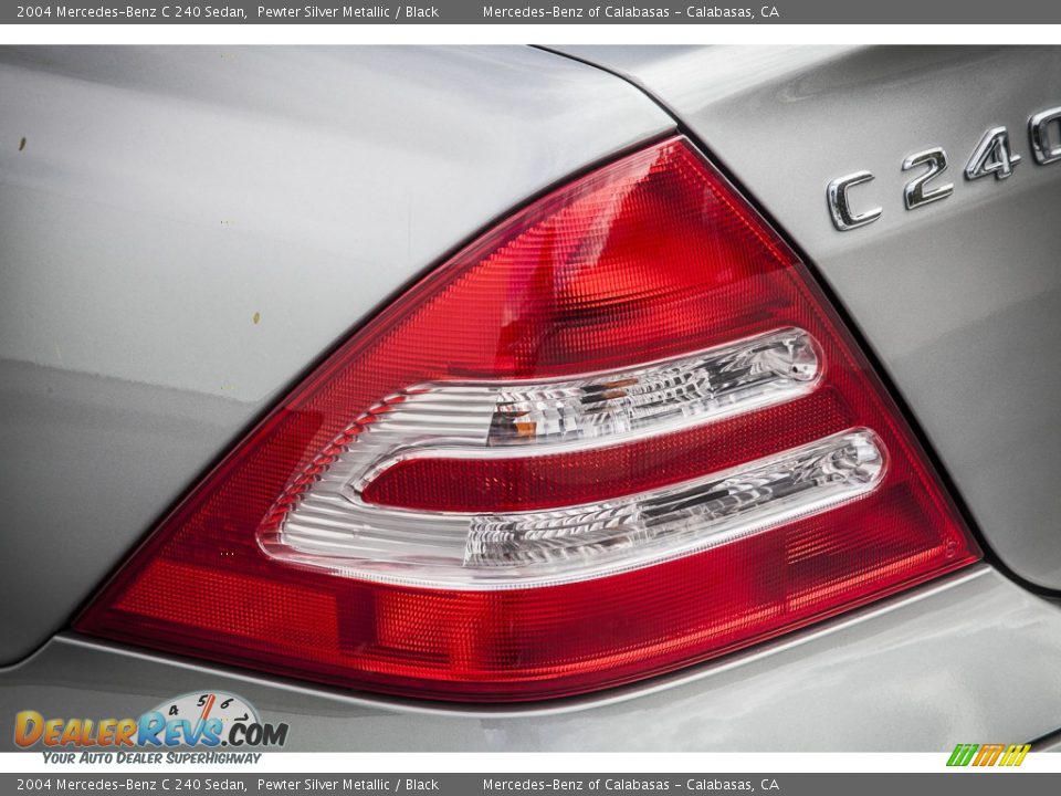 2004 Mercedes-Benz C 240 Sedan Pewter Silver Metallic / Black Photo #29