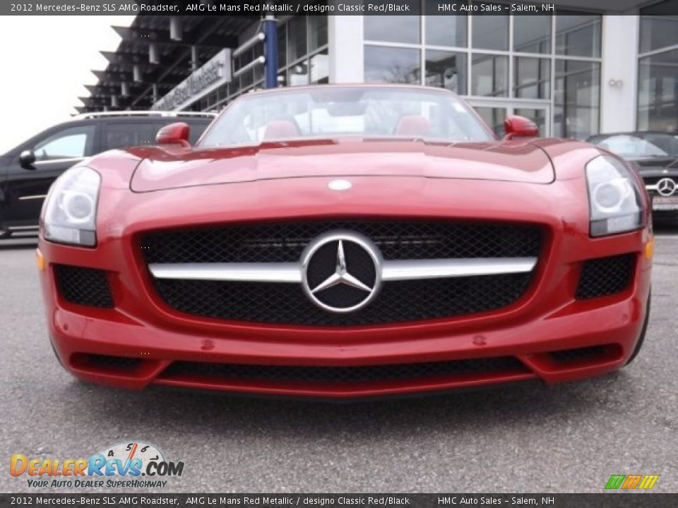 2012 Mercedes-Benz SLS AMG Roadster AMG Le Mans Red Metallic / designo Classic Red/Black Photo #2