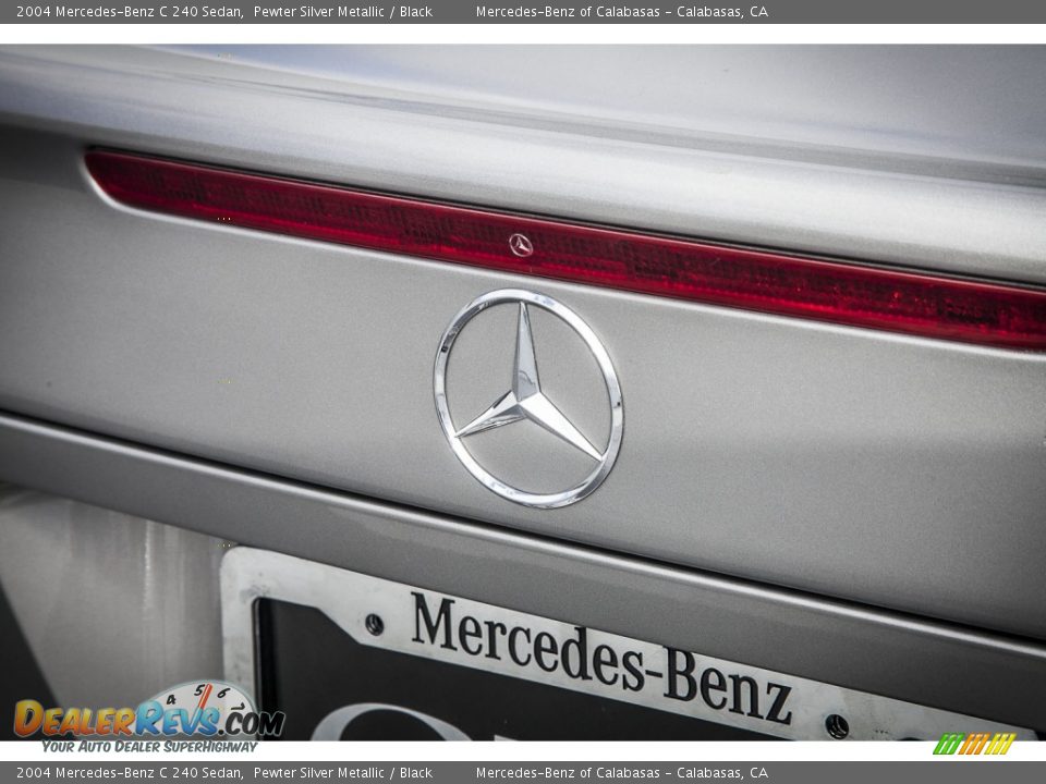 2004 Mercedes-Benz C 240 Sedan Pewter Silver Metallic / Black Photo #30