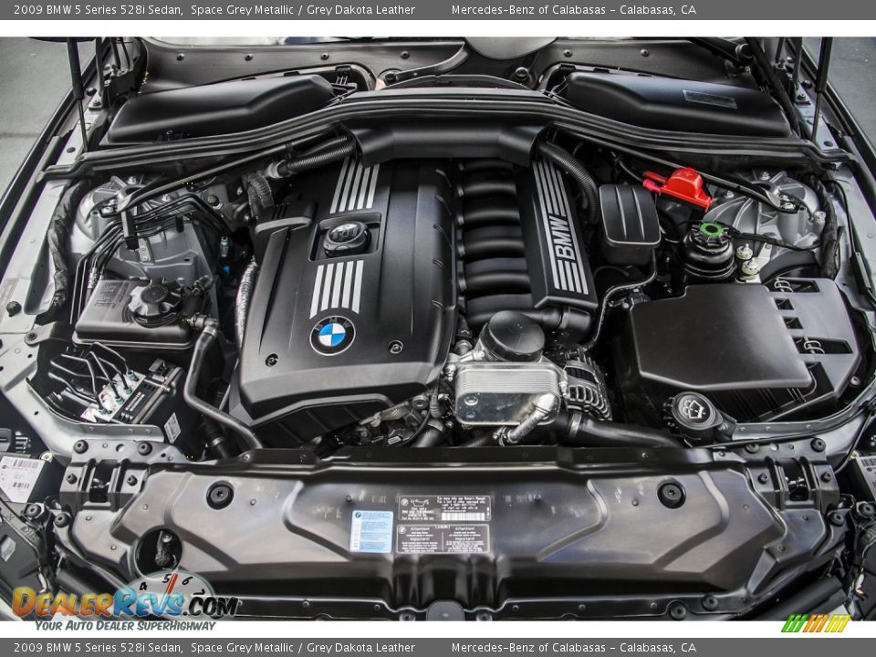 2009 BMW 5 Series 528i Sedan 3.0 Liter DOHC 24-Valve VVT Inline 6 Cylinder Engine Photo #9