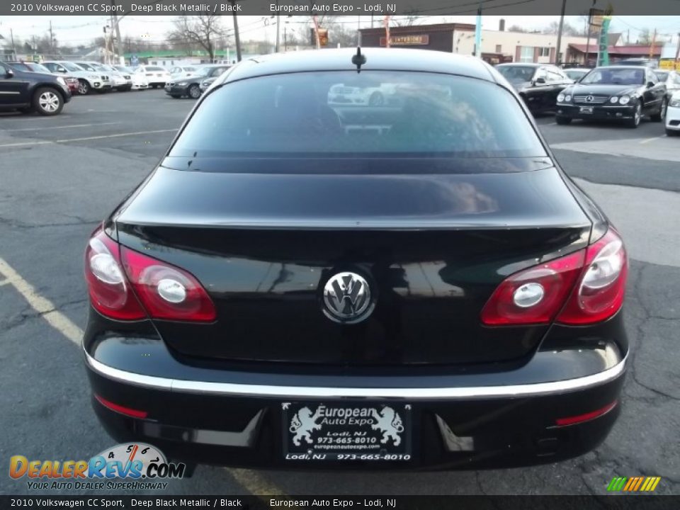 2010 Volkswagen CC Sport Deep Black Metallic / Black Photo #3