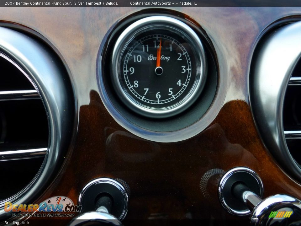 Breitling clock - 2007 Bentley Continental Flying Spur