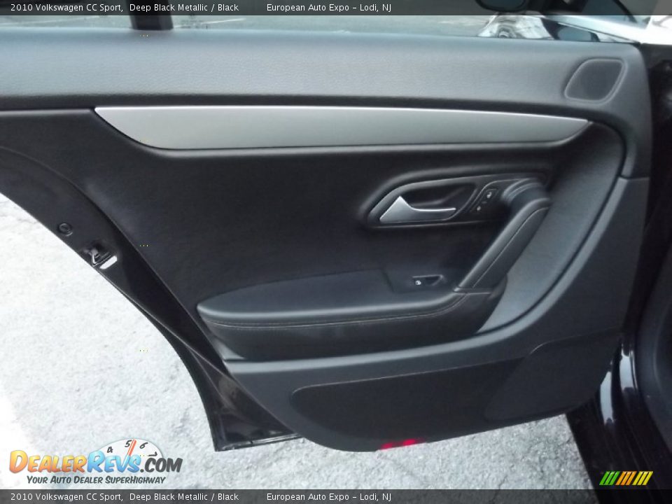 2010 Volkswagen CC Sport Deep Black Metallic / Black Photo #10