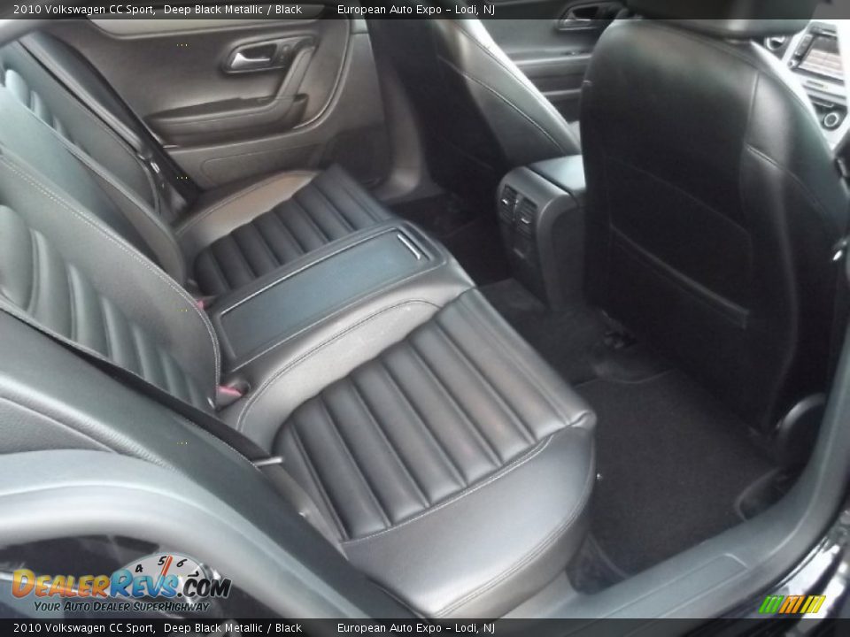 Rear Seat of 2010 Volkswagen CC Sport Photo #12