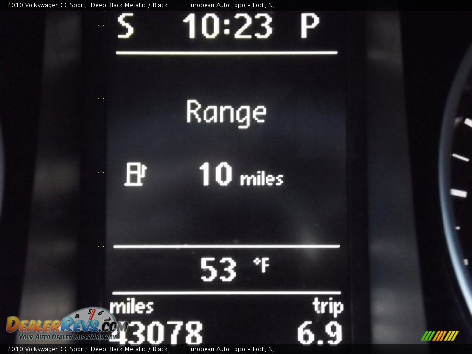 2010 Volkswagen CC Sport Deep Black Metallic / Black Photo #15