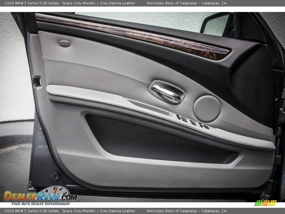 Door Panel of 2009 BMW 5 Series 528i Sedan Photo #19
