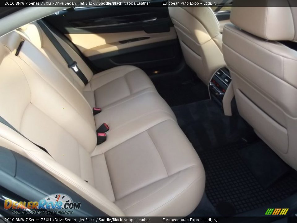 2010 BMW 7 Series 750Li xDrive Sedan Jet Black / Saddle/Black Nappa Leather Photo #11