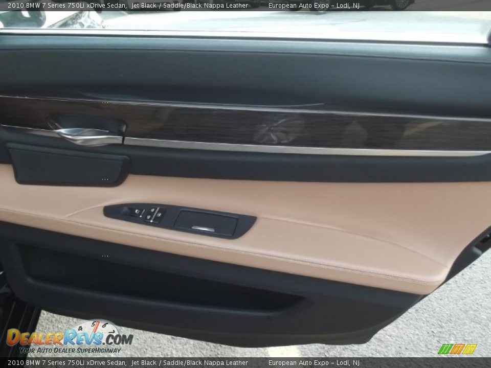 2010 BMW 7 Series 750Li xDrive Sedan Jet Black / Saddle/Black Nappa Leather Photo #12