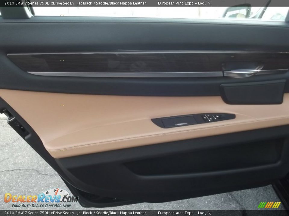 2010 BMW 7 Series 750Li xDrive Sedan Jet Black / Saddle/Black Nappa Leather Photo #15