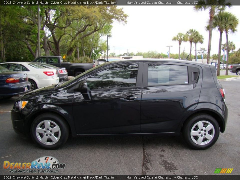 2013 Chevrolet Sonic LS Hatch Cyber Gray Metallic / Jet Black/Dark Titanium Photo #1