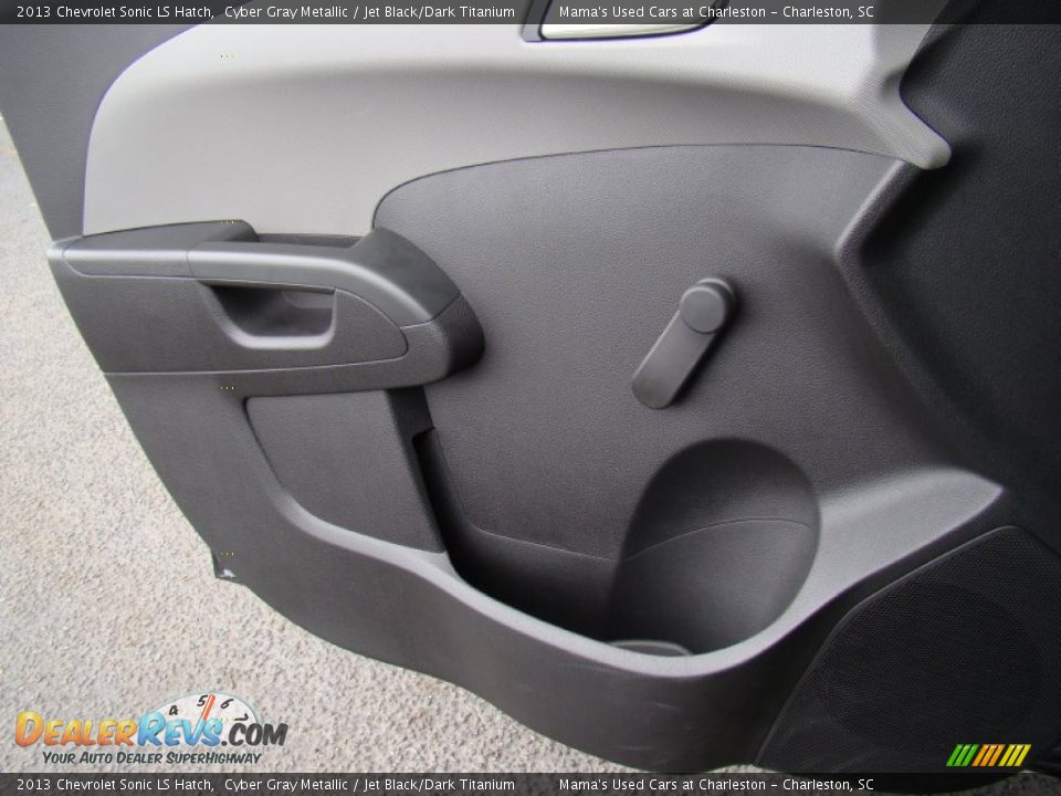 2013 Chevrolet Sonic LS Hatch Cyber Gray Metallic / Jet Black/Dark Titanium Photo #9