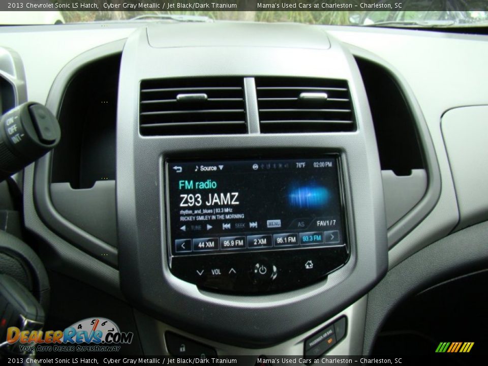 2013 Chevrolet Sonic LS Hatch Cyber Gray Metallic / Jet Black/Dark Titanium Photo #10