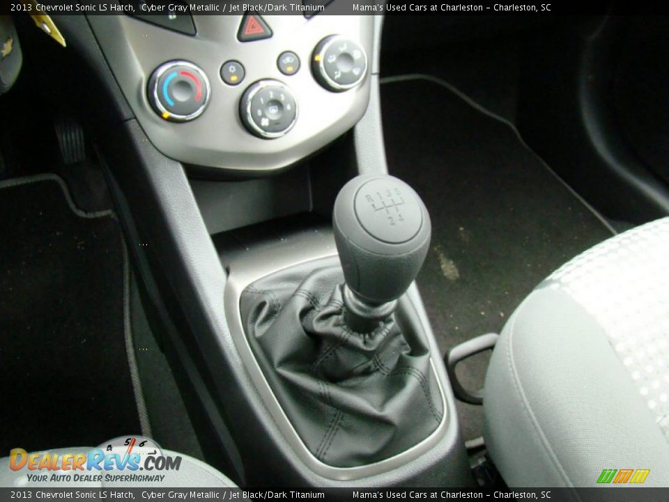 2013 Chevrolet Sonic LS Hatch Cyber Gray Metallic / Jet Black/Dark Titanium Photo #13
