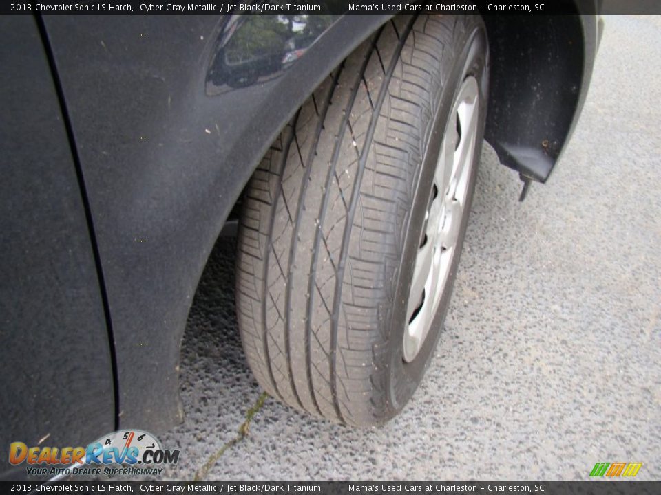 2013 Chevrolet Sonic LS Hatch Cyber Gray Metallic / Jet Black/Dark Titanium Photo #16