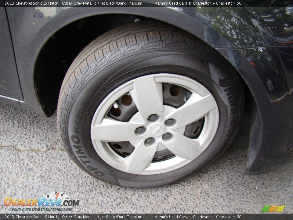 2013 Chevrolet Sonic LS Hatch Cyber Gray Metallic / Jet Black/Dark Titanium Photo #17