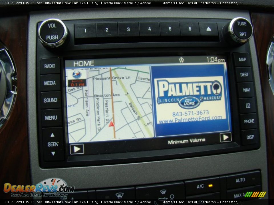 2012 Ford F350 Super Duty Lariat Crew Cab 4x4 Dually Tuxedo Black Metallic / Adobe Photo #19
