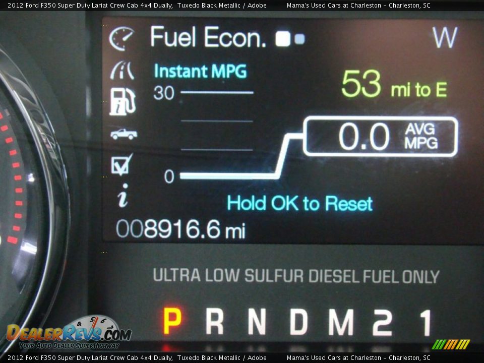 2012 Ford F350 Super Duty Lariat Crew Cab 4x4 Dually Tuxedo Black Metallic / Adobe Photo #21