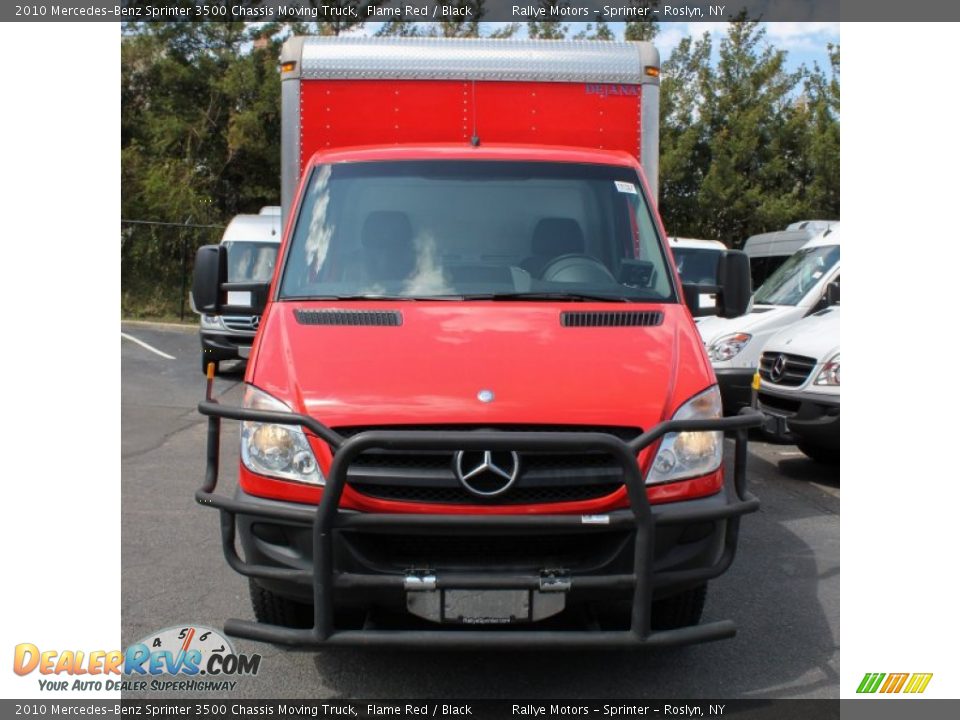 2010 Mercedes-Benz Sprinter 3500 Chassis Moving Truck Flame Red / Black Photo #2