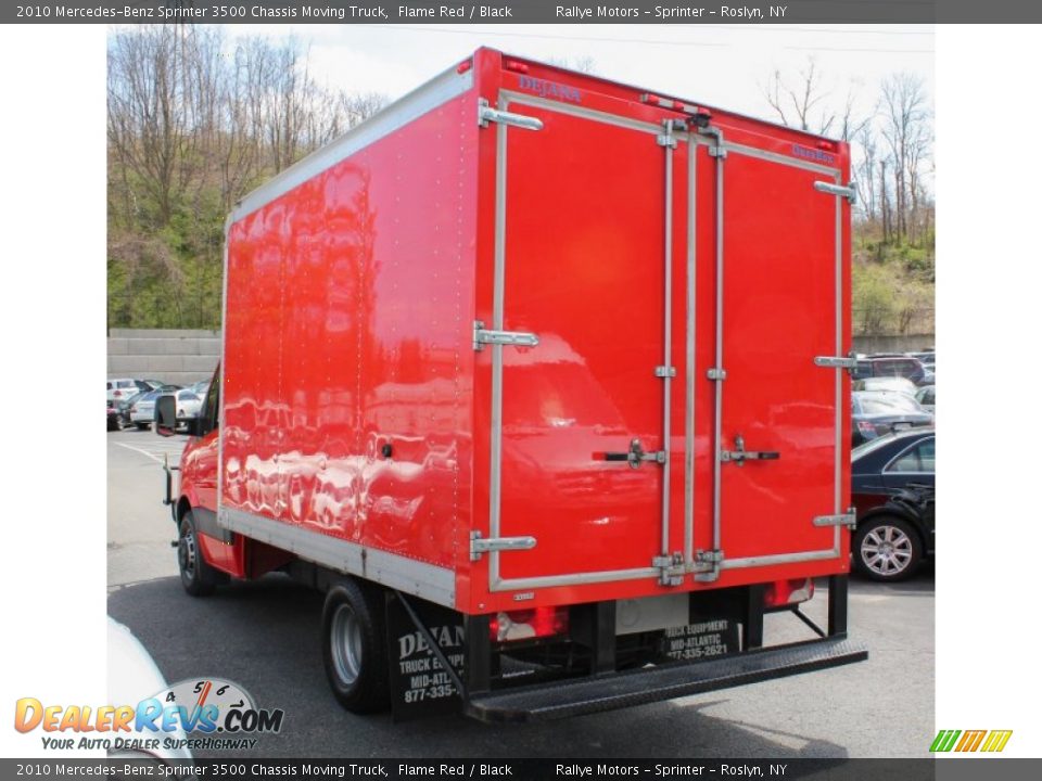 2010 Mercedes-Benz Sprinter 3500 Chassis Moving Truck Flame Red / Black Photo #3
