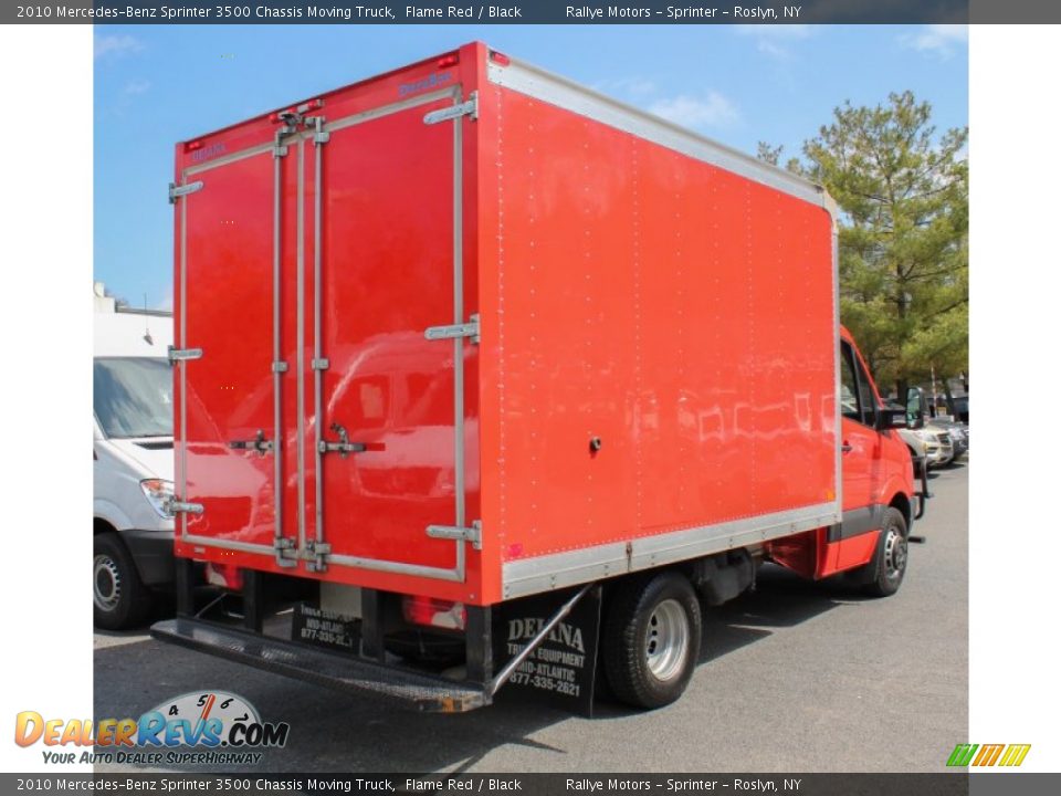 2010 Mercedes-Benz Sprinter 3500 Chassis Moving Truck Flame Red / Black Photo #5